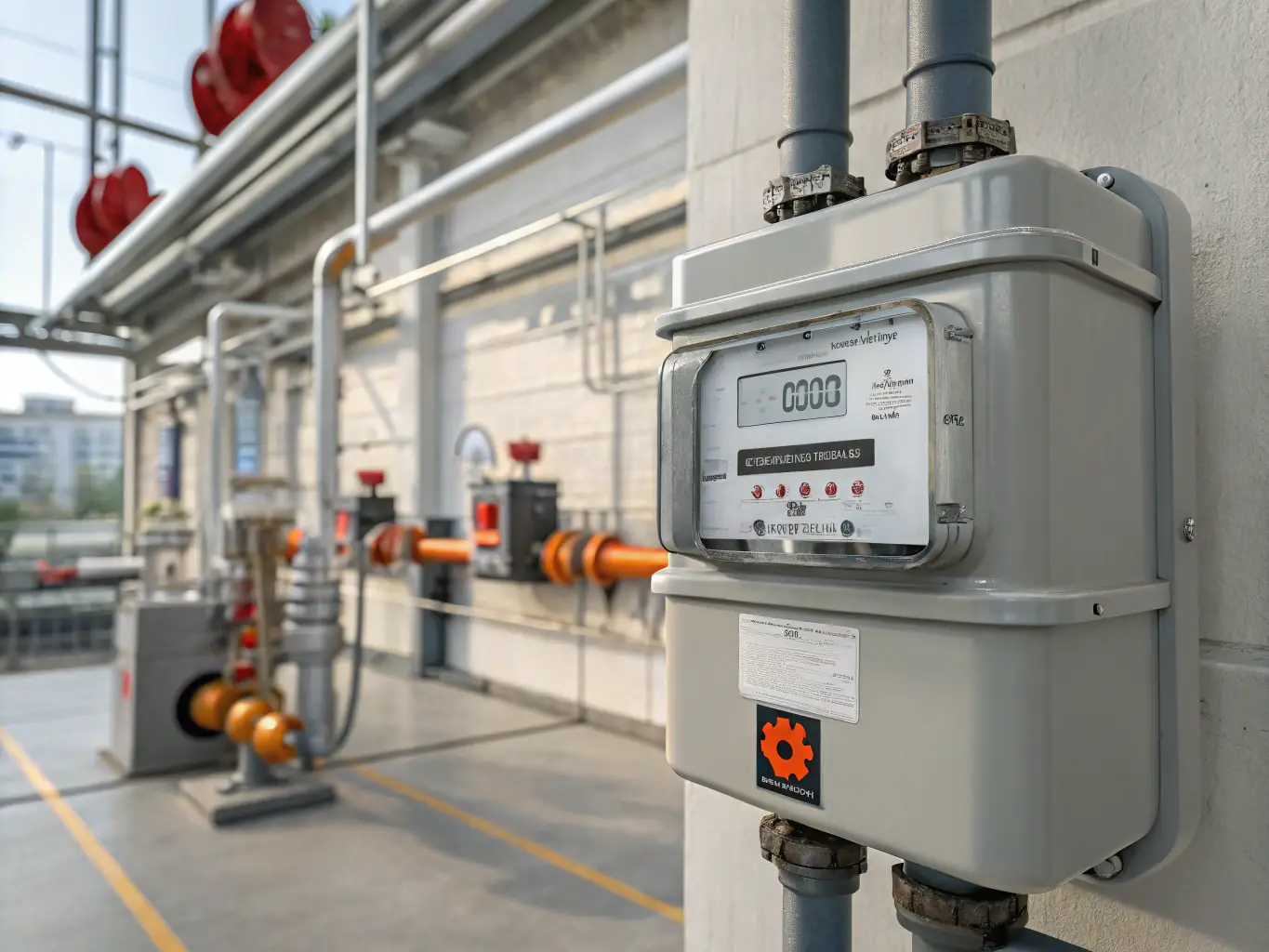 Smart metering devices installed at a client's location, showcasing the IoT technology used by Akodu Resources Ltd.